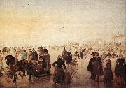 AVERCAMP, Hendrick Ice Scene china oil painting reproduction